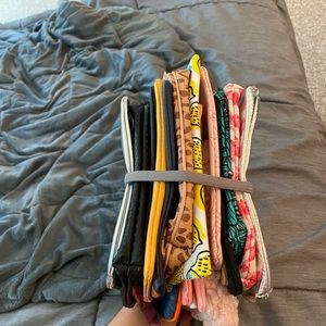Bundle of makeup bags
